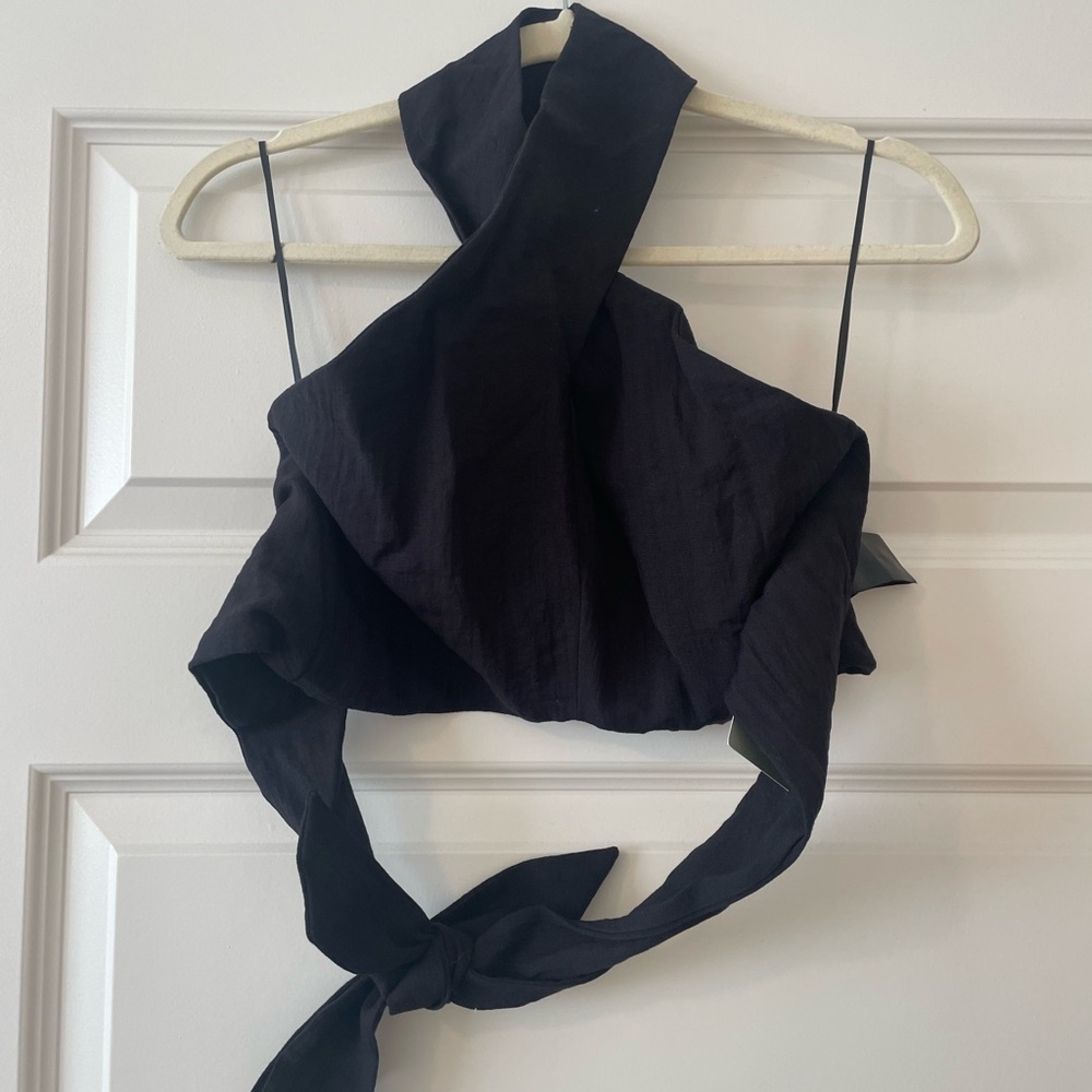 NWT H&M Wrap Women's Halter Tie Top